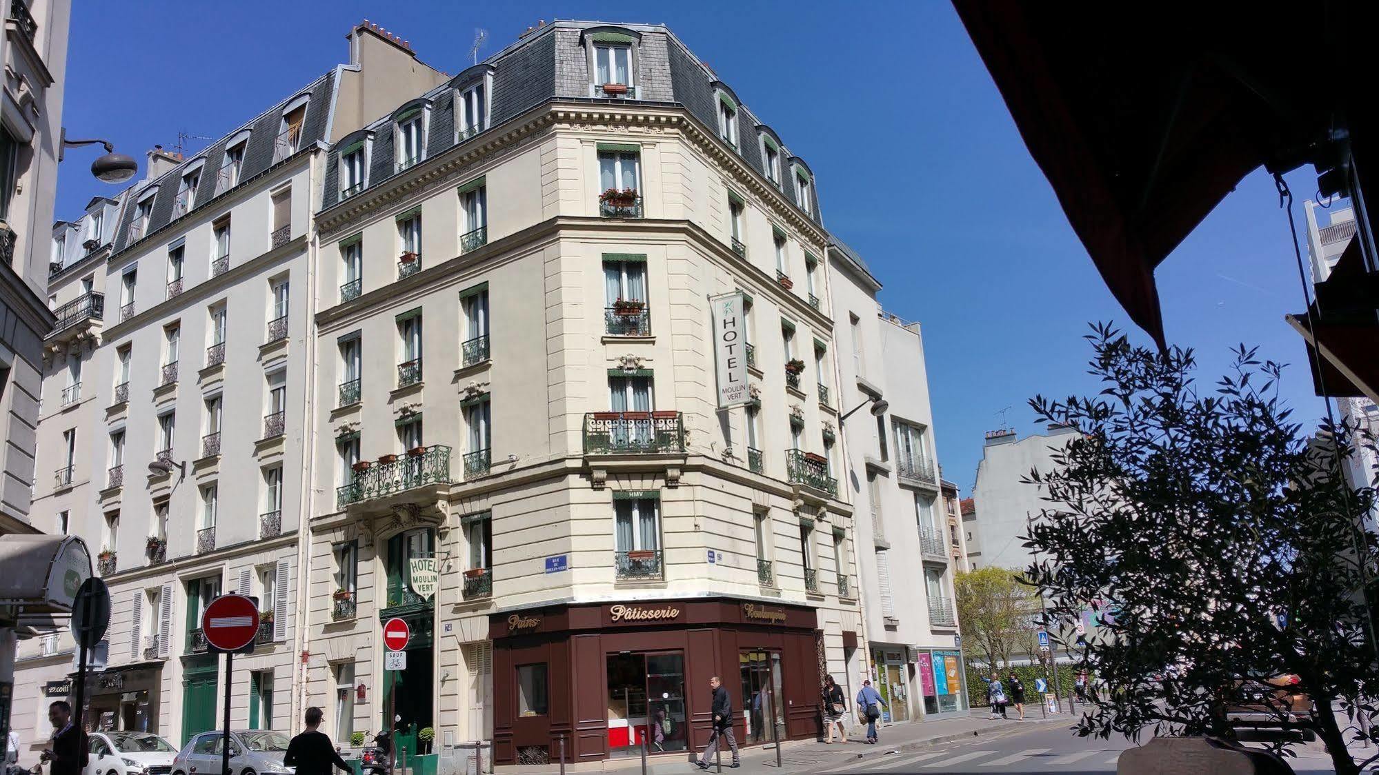 Hotel Moulin Vert Paris Eksteriør billede
